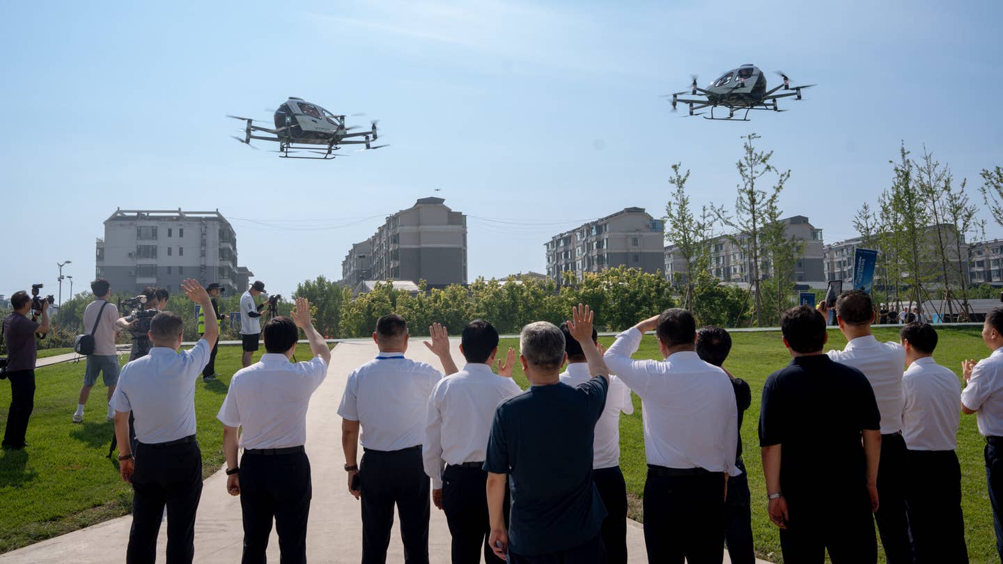 EHang EH216-S self-flying eVTOL air taxi