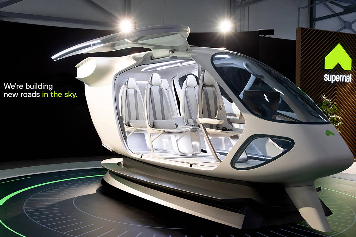 Supernal Air Taxi Concept Passenger Cabin Interior